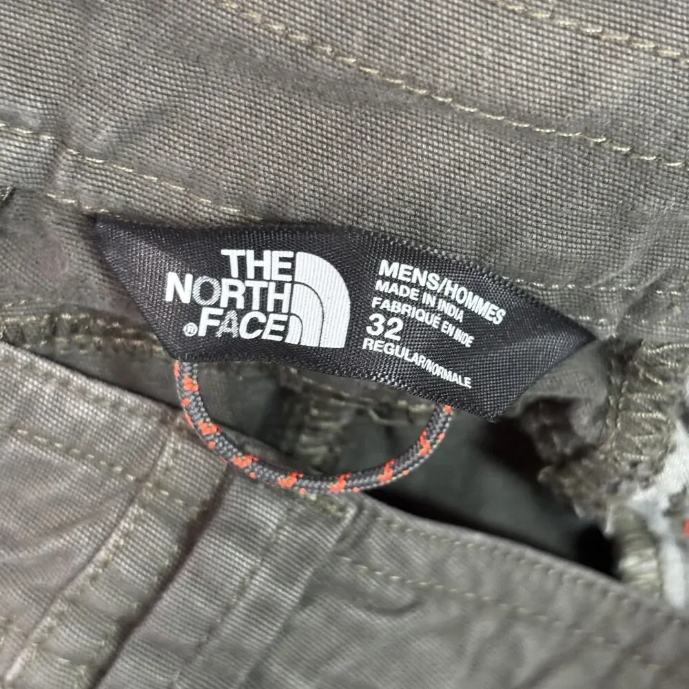 The North Face North Dome Pants Men's 32x30 Olive Green Chino Zip Drawcord